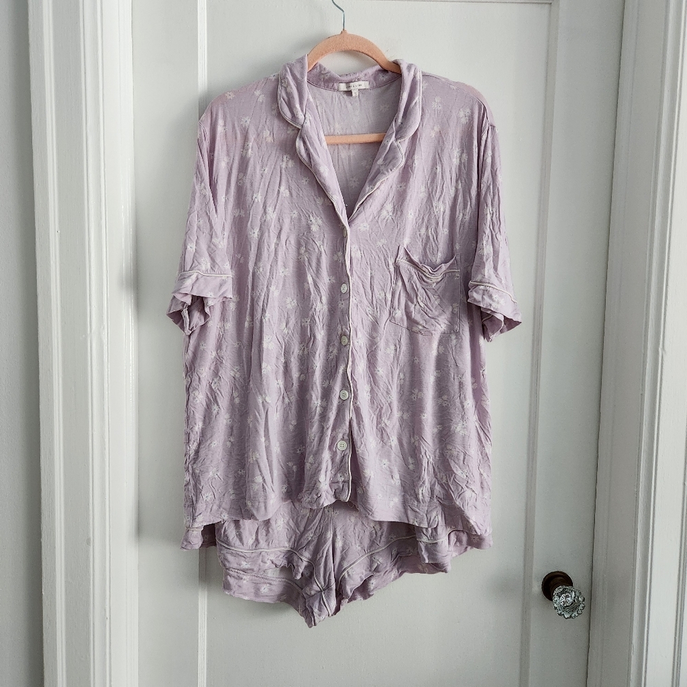 Floral Spring Purple Love And Lore Sleep Set